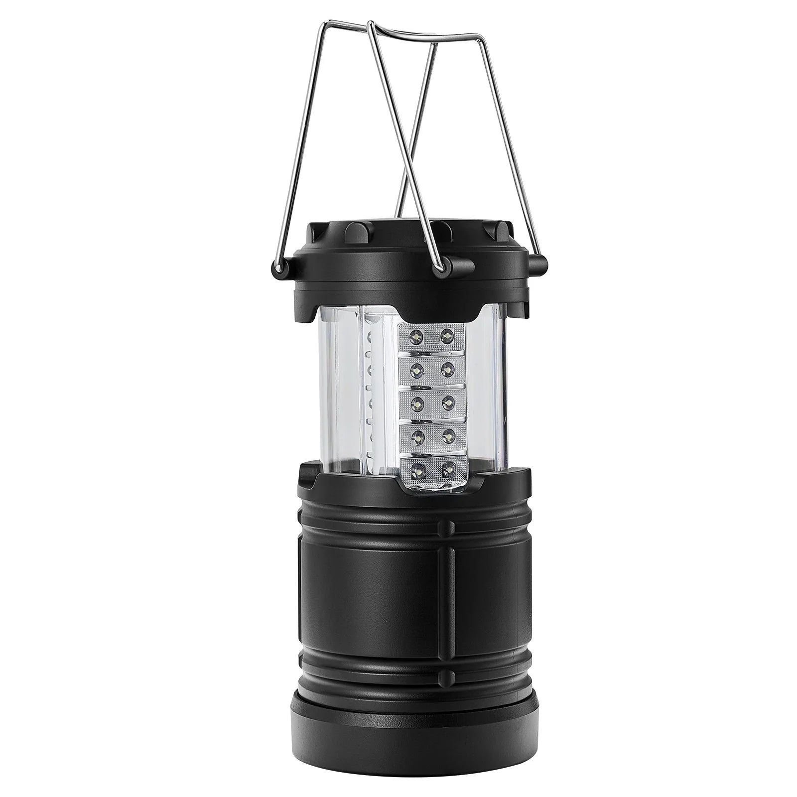 VEVOR Set of 4 Collapsible LED Battery-Powered Camping Lanterns