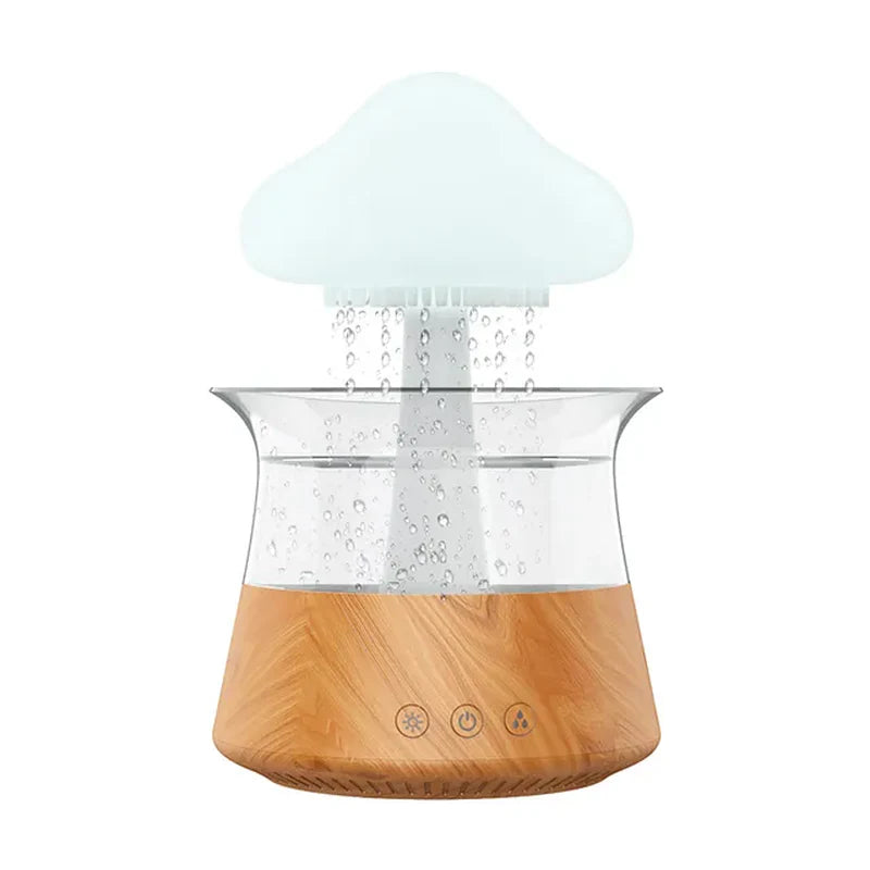 Relax Cloud Ultrasonic Aromatherapy Diffuser and Humidifier with Integrated Colorful Lighting