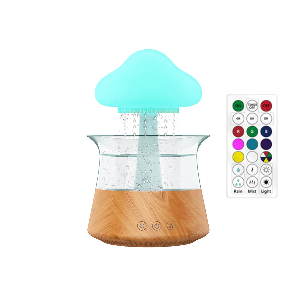 Relax Cloud Ultrasonic Aromatherapy Diffuser and Humidifier with Integrated Colorful Lighting