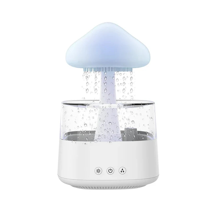 Relax Cloud Ultrasonic Aromatherapy Diffuser and Humidifier with Integrated Colorful Lighting
